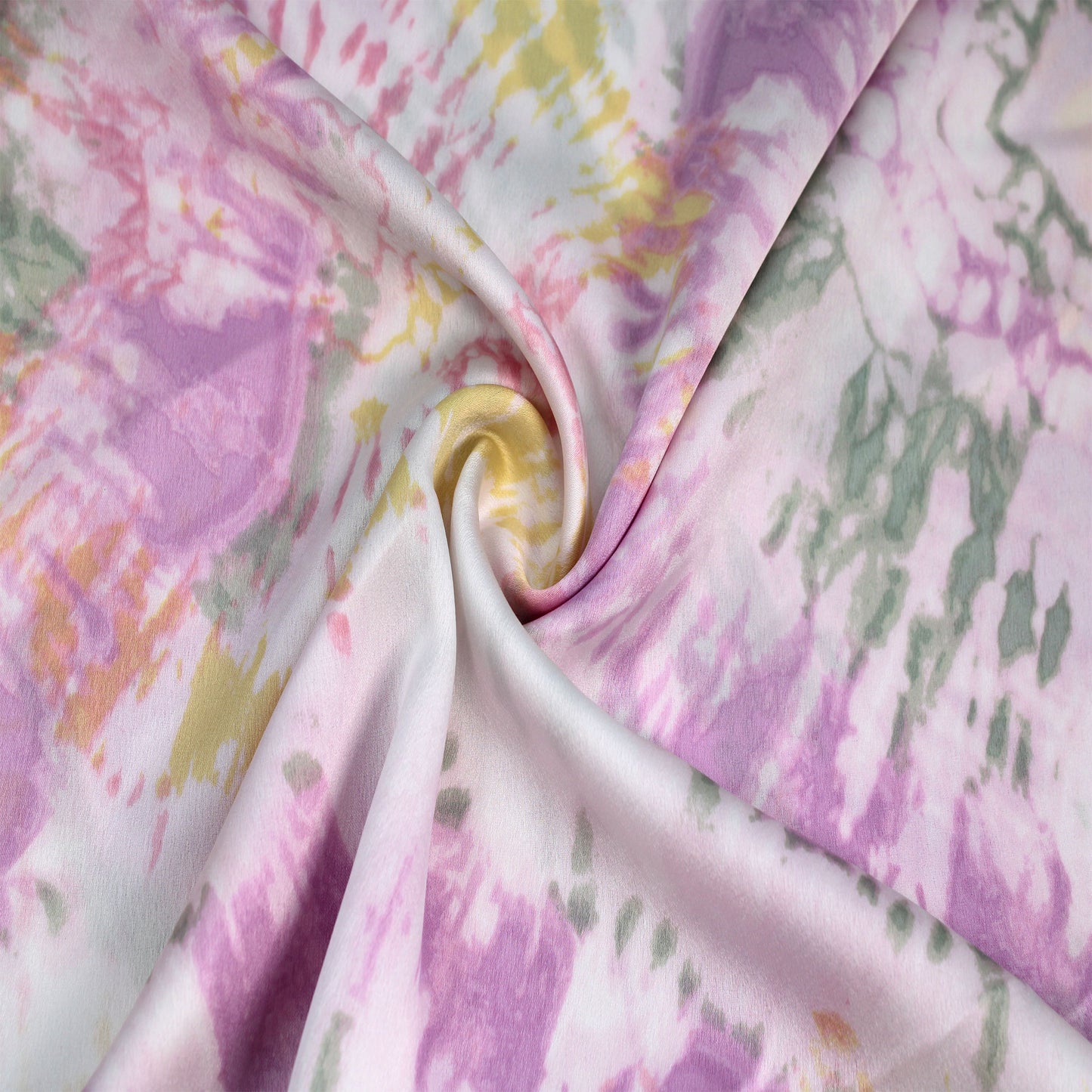 P-2420-456-OFF-WHITE-PINK - PRINTED STRETCH SATIN 100% POLY