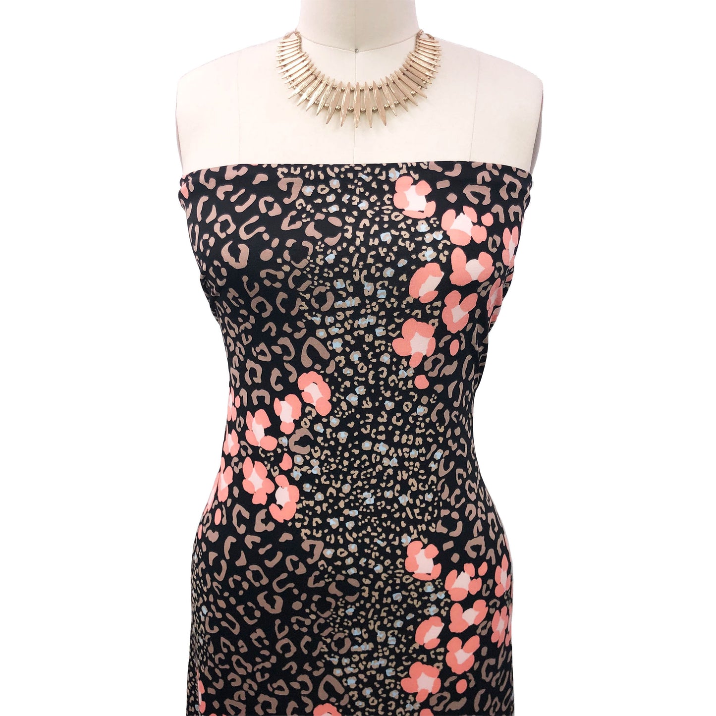 P-2475-450-BLACK-CORAL - PRINTED ITY 96% POLY 4% SPANDEX