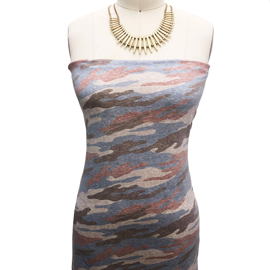 P-2522-451-DUSTY-BLUE-LATTE - PRINTED COTTON LYCRA 95%COTTON 5%LYCRA