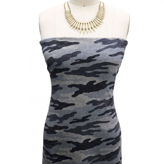 P-2522-451-GREY-CHARCOAL - PRINTED COTTON LYCRA 95%COTTON 5%LYCRA