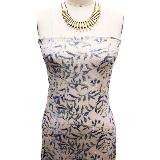 P-2524-453-BLUSH-LAVENDER - PRINTED POLY POWER MESH 92%POLY 8%SPANDEX