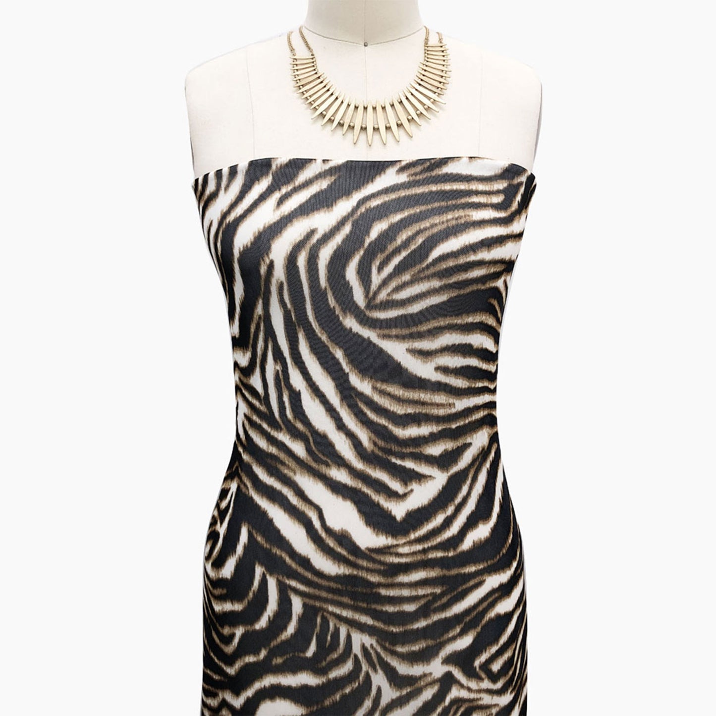 P-2542-453-OFF-WHITE-CHOCO-BROWN - PRINTED POLY POWER MESH 92%POLY 8%SPANDEX