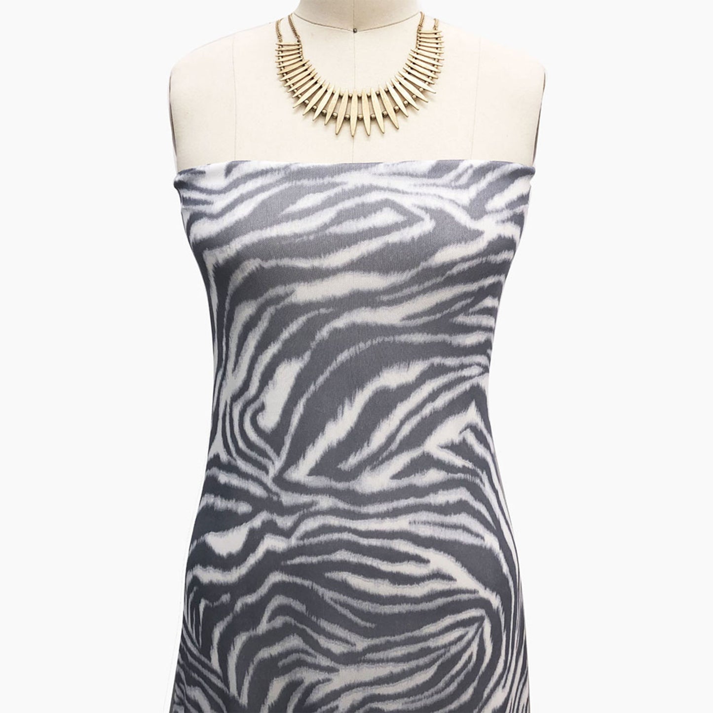 P-2542-453-OFF-WHITE-GREY - PRINTED POLY POWER MESH 92%POLY 8%SPANDEX