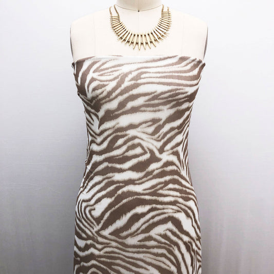 P-2542-453-OFF-WHITE-MOCHA - PRINTED POLY POWER MESH 92%POLY 8%SPANDEX