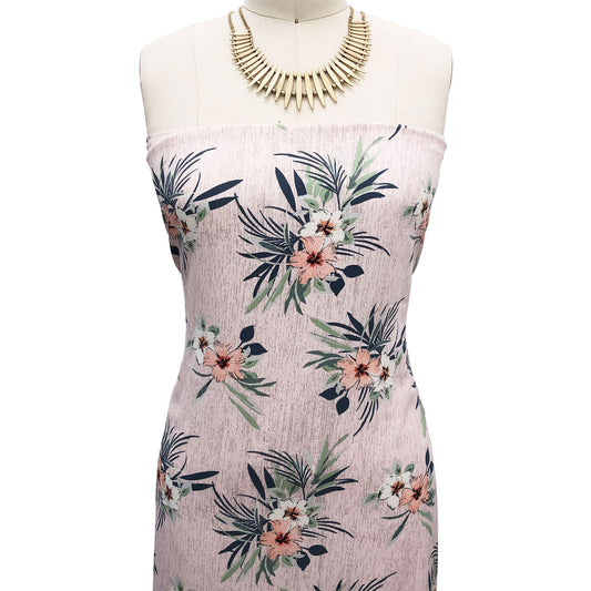 P-2549-754-BLUSH-PEACH - PRINTED POLY MOROCCAN 100% POLY