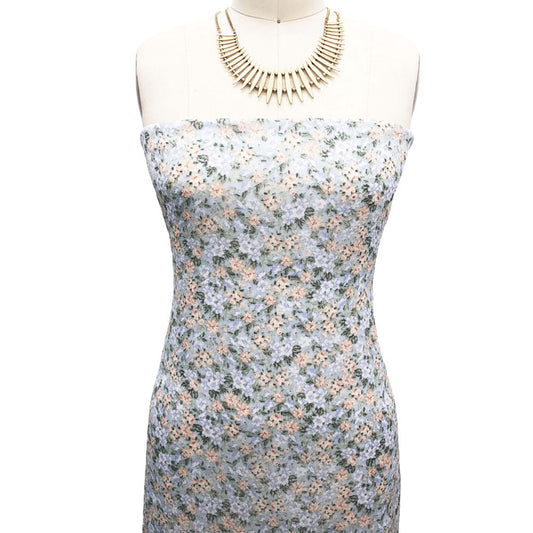 P-2555-816-YOR-SKY-BLUE-PEACH - PRINTED FANCY YORYU 100% POLYESTER