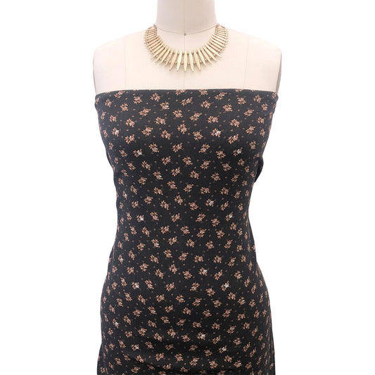 P-2558-636-IRON-MACAROON PRINTED CREPON 100% RAYON CREPON