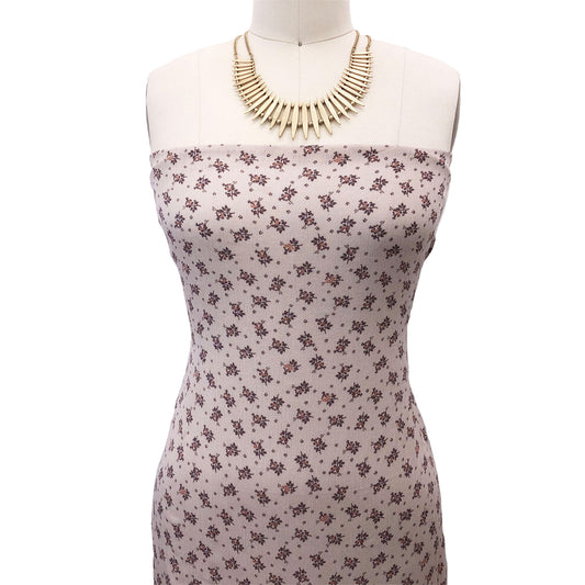 P-2558-636-TAUPE-MOCHA PRINTED CREPON 100% RAYON CREPON