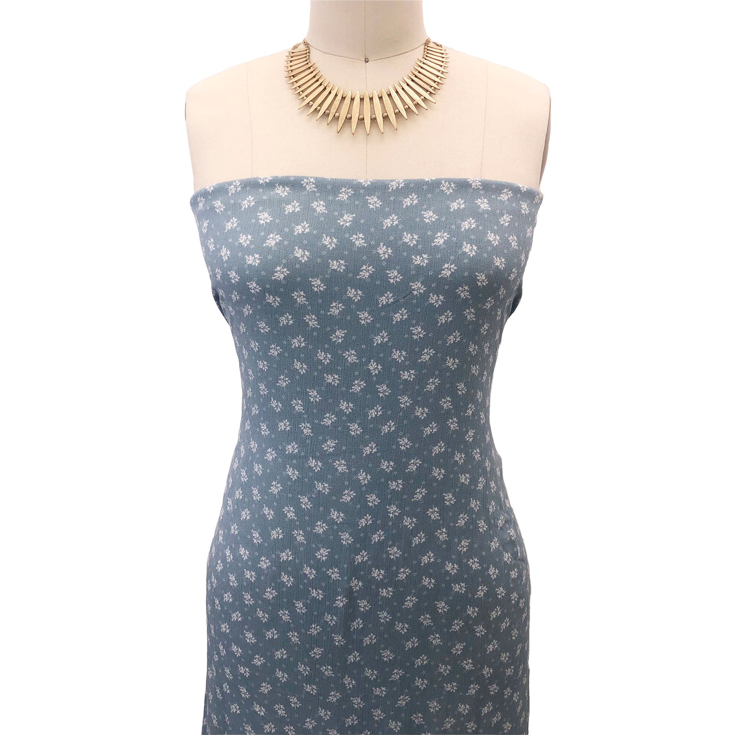 P-2559-636-STONE-BLUE-OFF-WHITE - PRINTED CREPON 100% RAYON CREPON