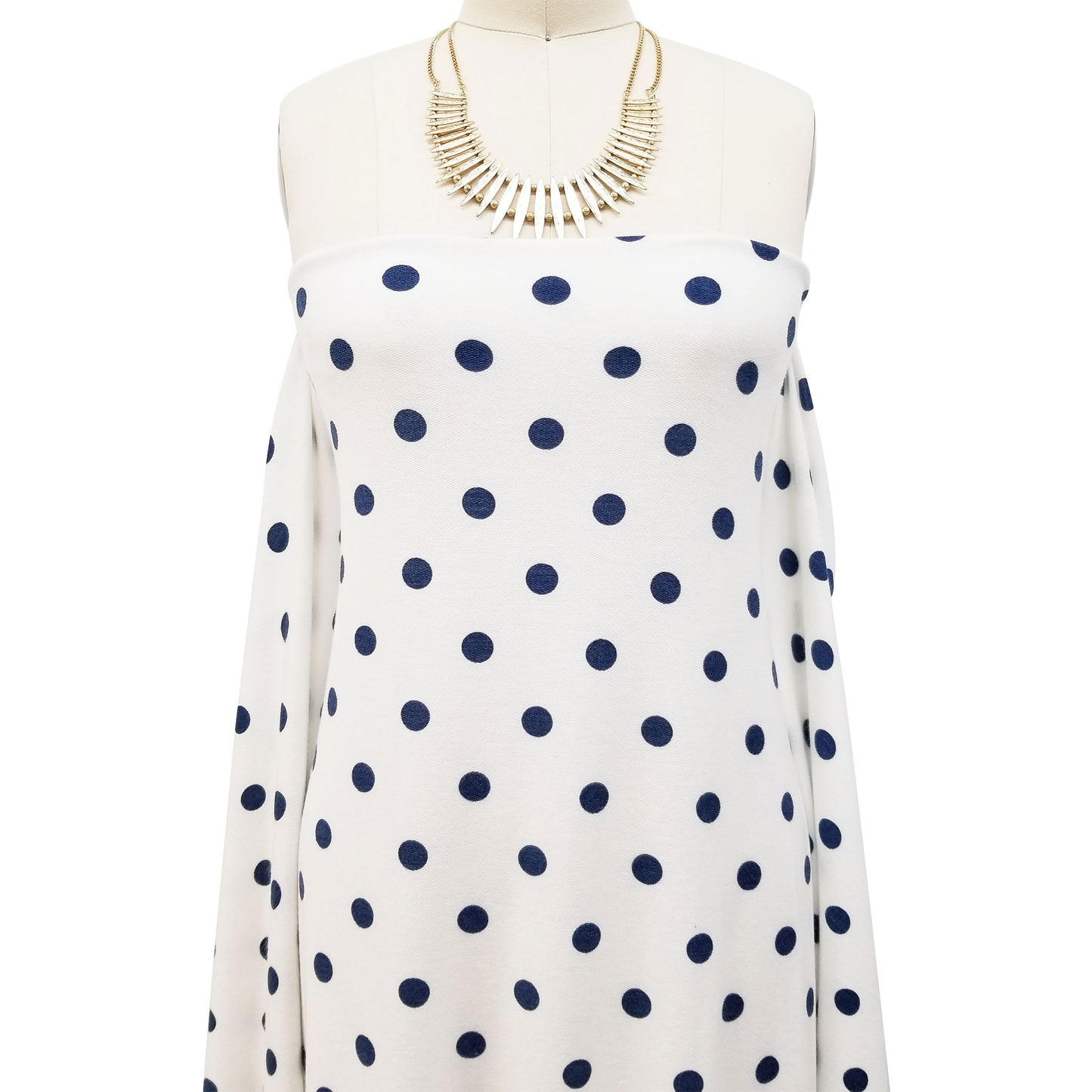 P-259-506-BP-003-OFFWHITE-NAVY-PRINTED FRENCH TERRY 63%POLY 33%RAYON 4% SPANDEX