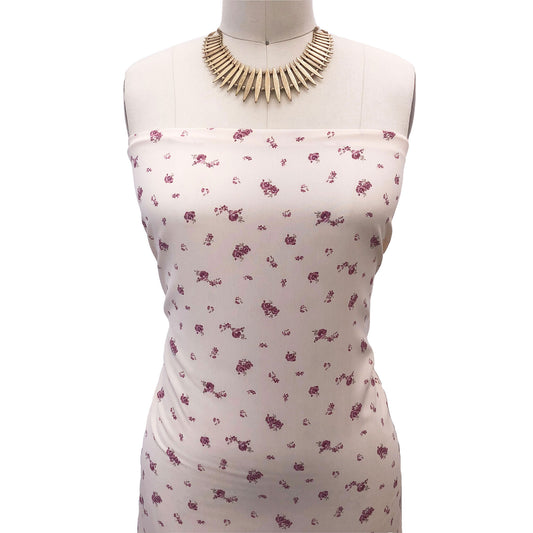 P-2627-754-PEACH-ROSE-PINK - PRINTED POLY MOROCCAN 100% POLY