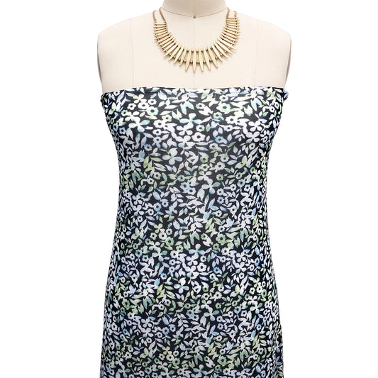 P-2632-453-NAVY-GREEN - PRINTED POLY POWER MESH 92%POLY 8%SPANDEX