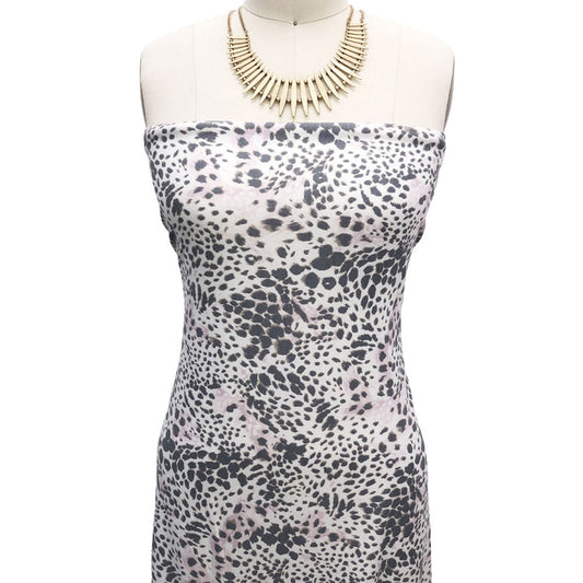 P-2667-506-STEEL-GREY-PINK-PRINTED FRENCH TERRY 63%POLY 33%RAYON 4% SPANDEX