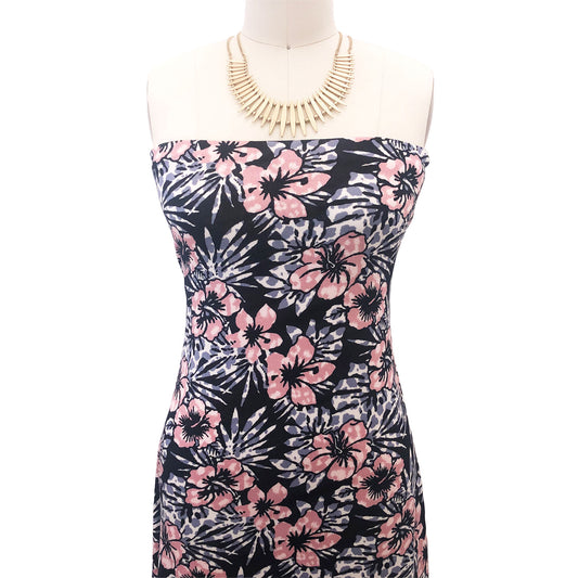 P-2705-HVY-RSJ-BLACK-BLUSH - PRINT RSJ 95% RAYON 5% SPANDEX JERSEY