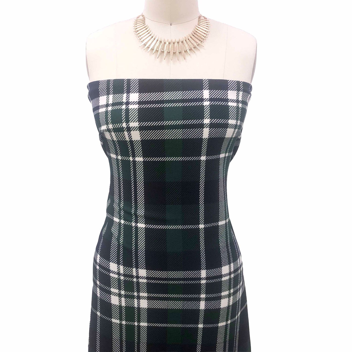 P-2738-481-NAVY-HUNTER-BLACK - PRINTED LIVERPOOL 94% POLY 6% SPANDEX