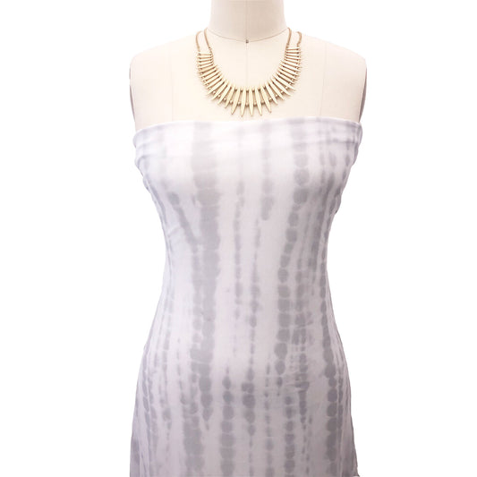 P-275-453-OFF-WHITE-SILVER - PRINTED POLY POWER MESH 92%POLY 8%SPANDEX