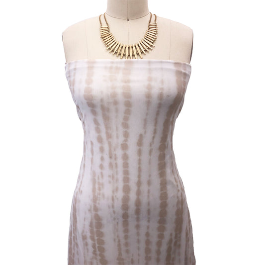 P-275-453-OFF-WHITE-TAN - PRINTED POLY POWER MESH 92%POLY 8%SPANDEX