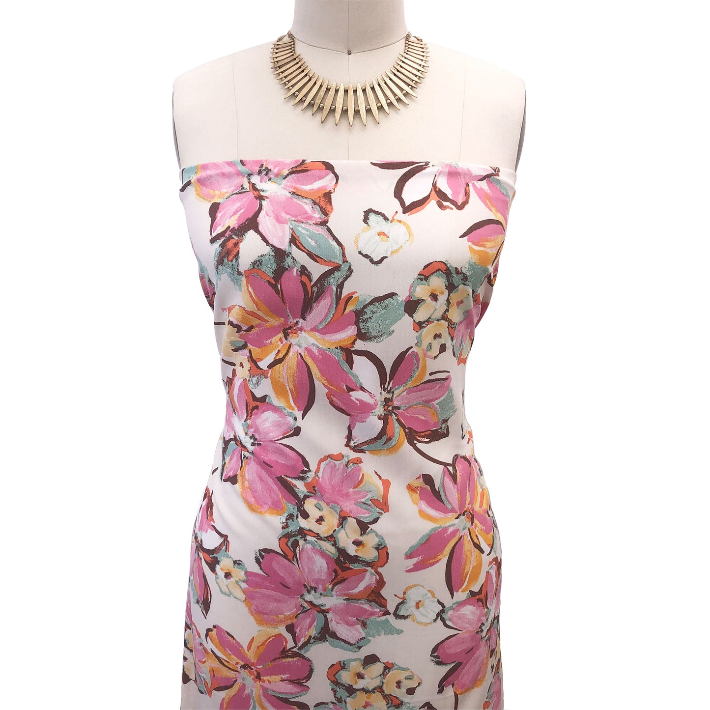 P-2774-754-PEARL-PINK - PRINTED POLY MOROCCAN 100% POLY