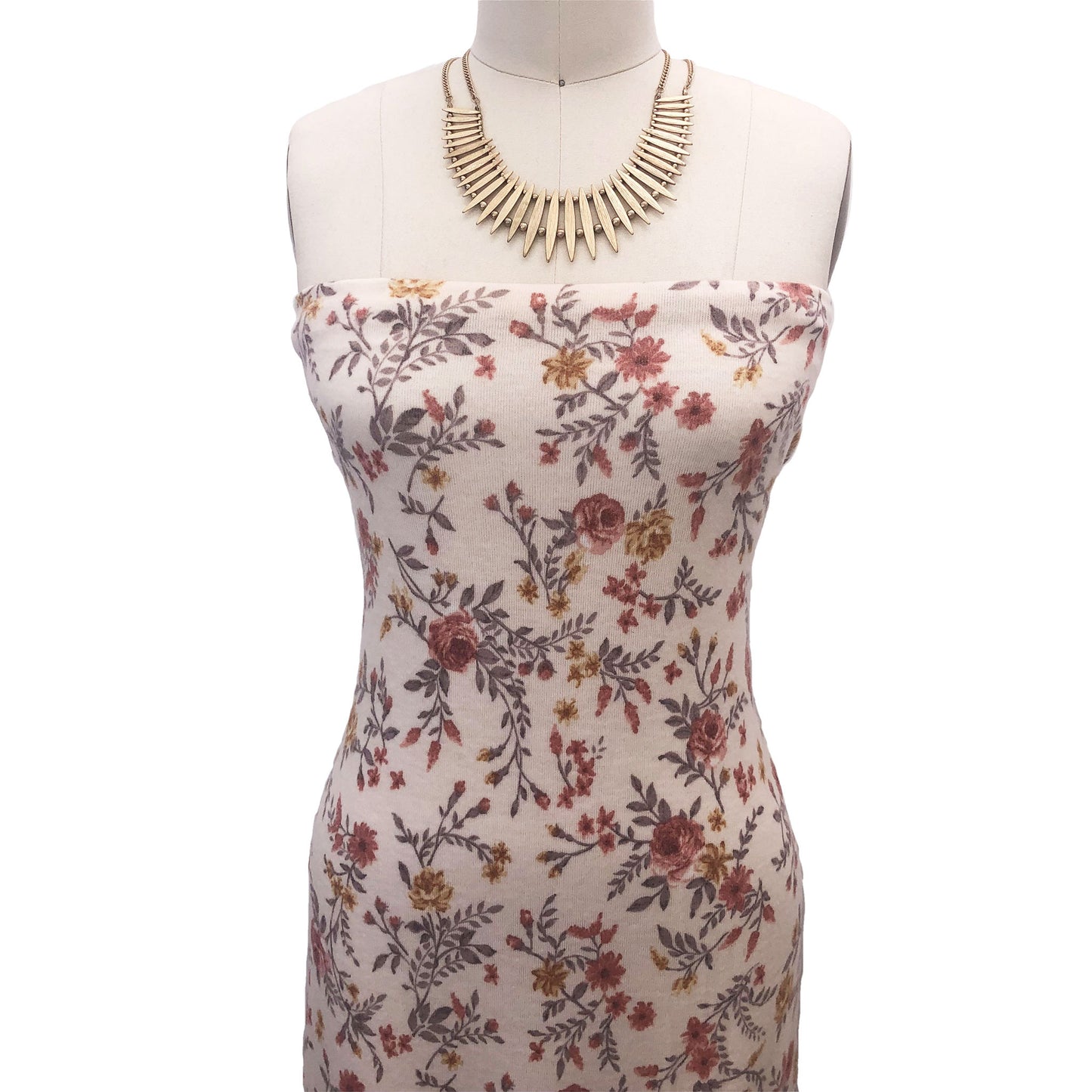 P-2799-798-HC-CREAM-TERRACOTTA - PRINTED PRS HACCI BRSHED 68% POLY 28% RAYON 4% SPAN