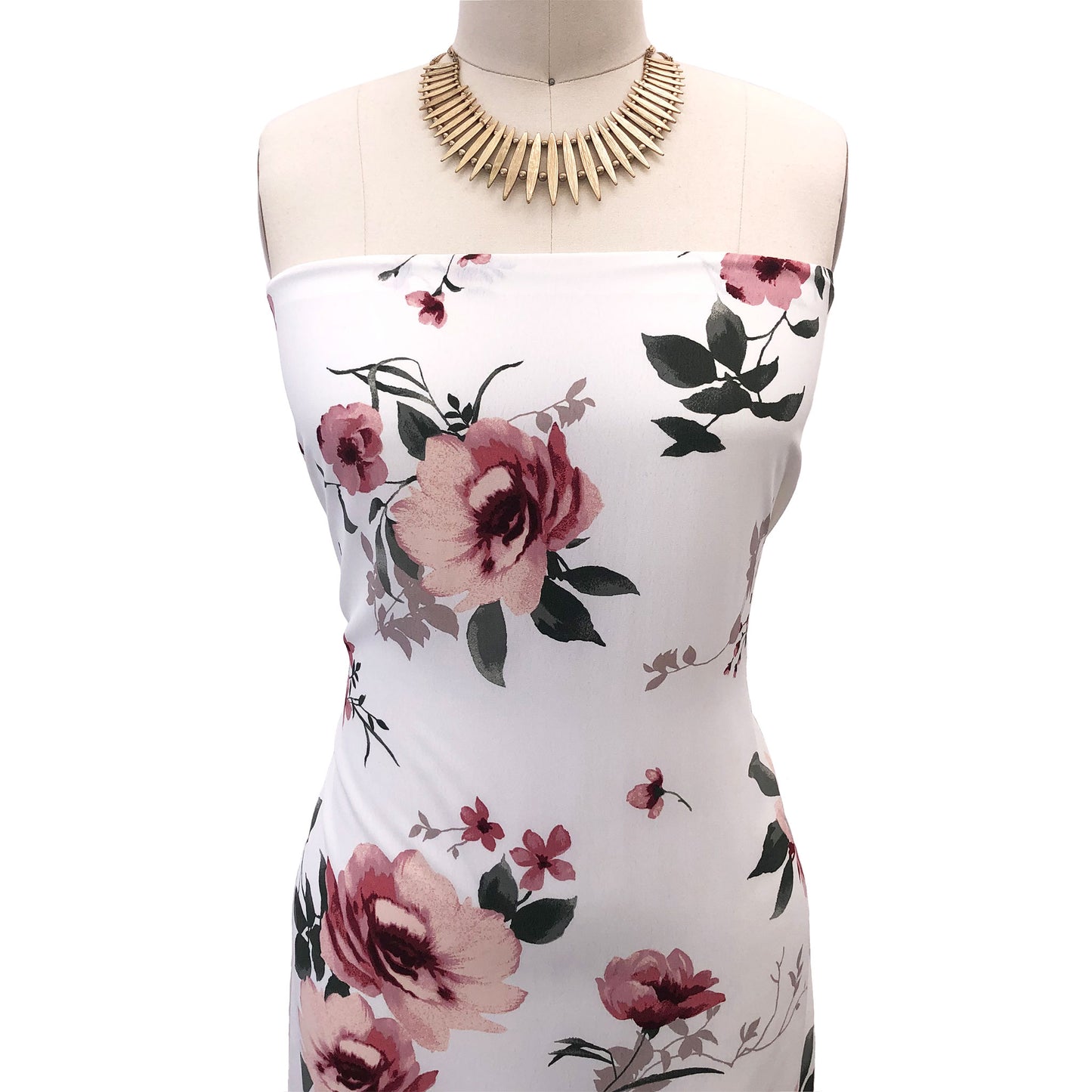 P-2819-754-OFF-WHITE-PALE-PEACH - PRINTED POLY MOROCCAN 100% POLY