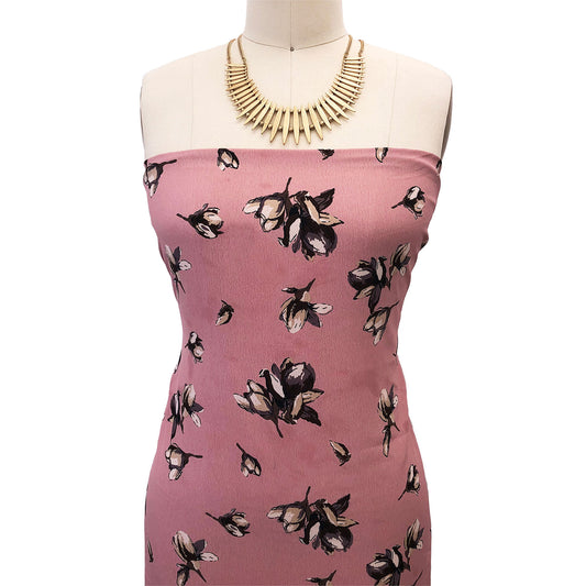 P-2831-754-BLUSH-MOCHA - PRINTED POLY MOROCCAN 100% POLY