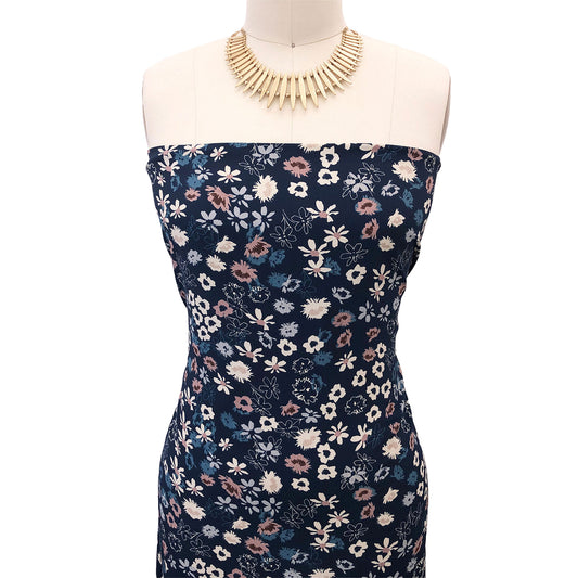 P-2840-754-INK-TURQUOISE - PRINTED POLY MOROCCAN 100% POLY