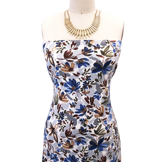 P-2871-506-DUSTY-BLUE-DENIM - PRINTED FRENCH TERRY 63%POLY 33%RAYON 4% SPANDEX