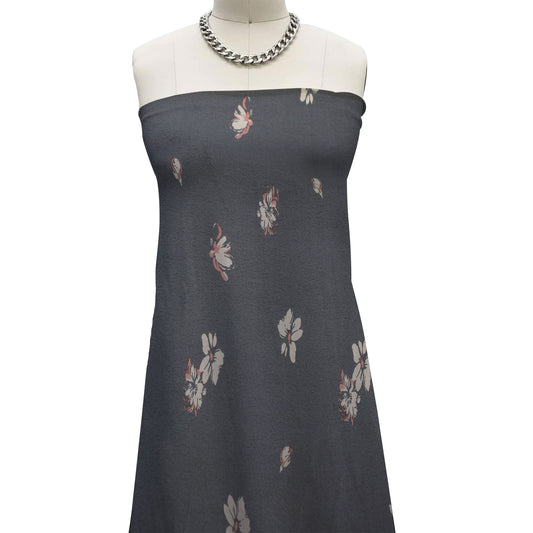 P-2879-754-GREY-MAUVE - PRINTED POLY MOROCCAN 100% POLY