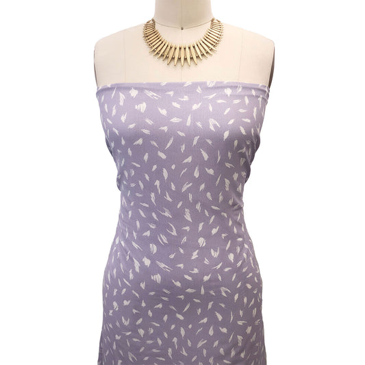 P-2908-754-LAVENDER-OFF-WHITE - PRINTED POLY MOROCCAN 100% POLY