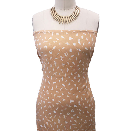 P-2908-754-MANGO-OFF-WHITE - PRINTED POLY MOROCCAN 100% POLY