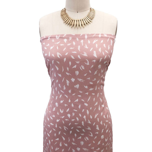 P-2908-754-MISTY-ROSE-OFF-WHITE - PRINTED POLY MOROCCAN 100% POLY