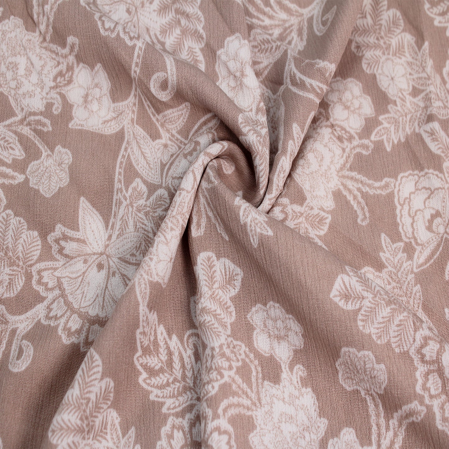 P-2925-636-SAND-OFF-WHITE PRINTED CREPON 100% RAYON CREPON