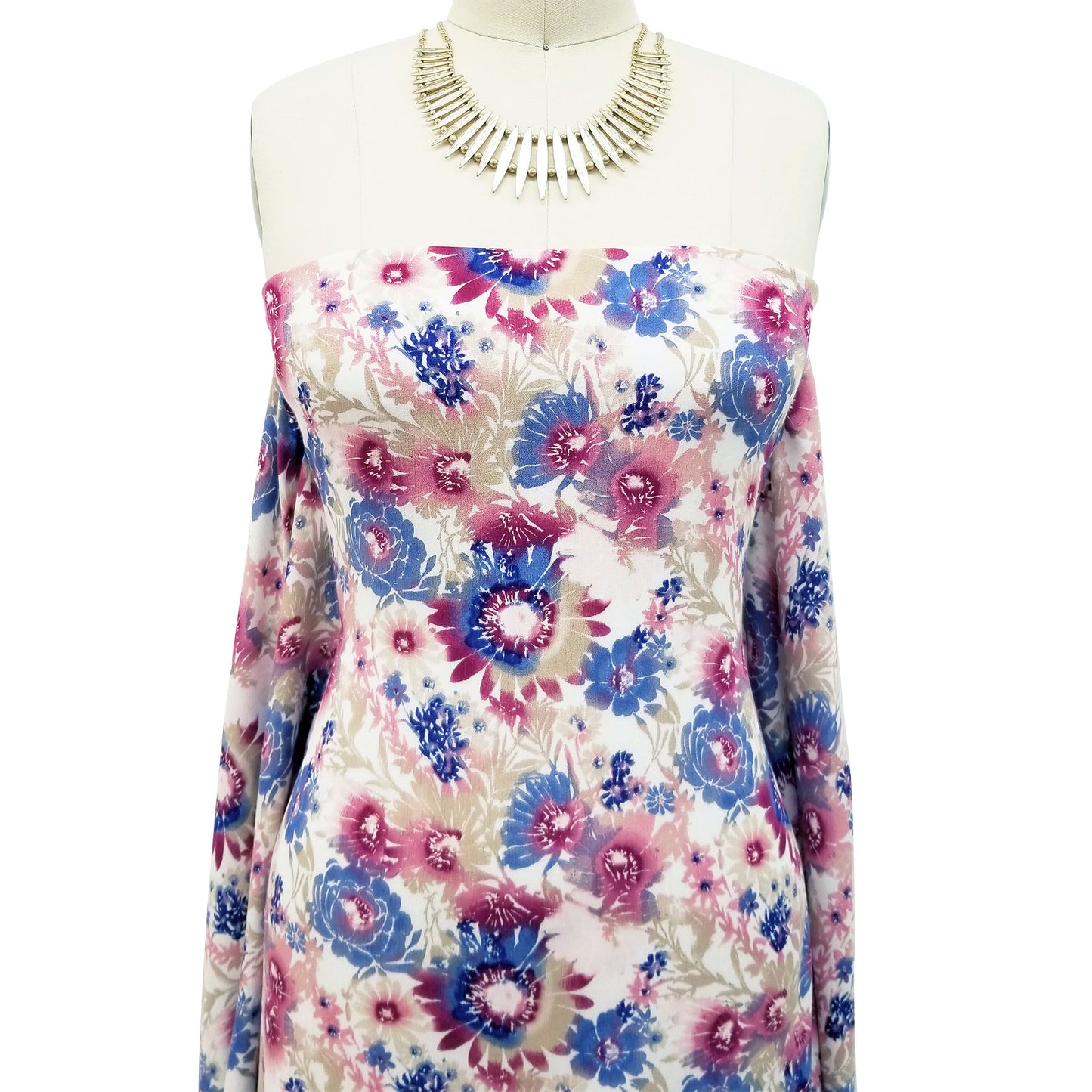 P-295-636-OFF-WHITE-MAUVE - PRINTED CREPON 100% RAYON CREPON