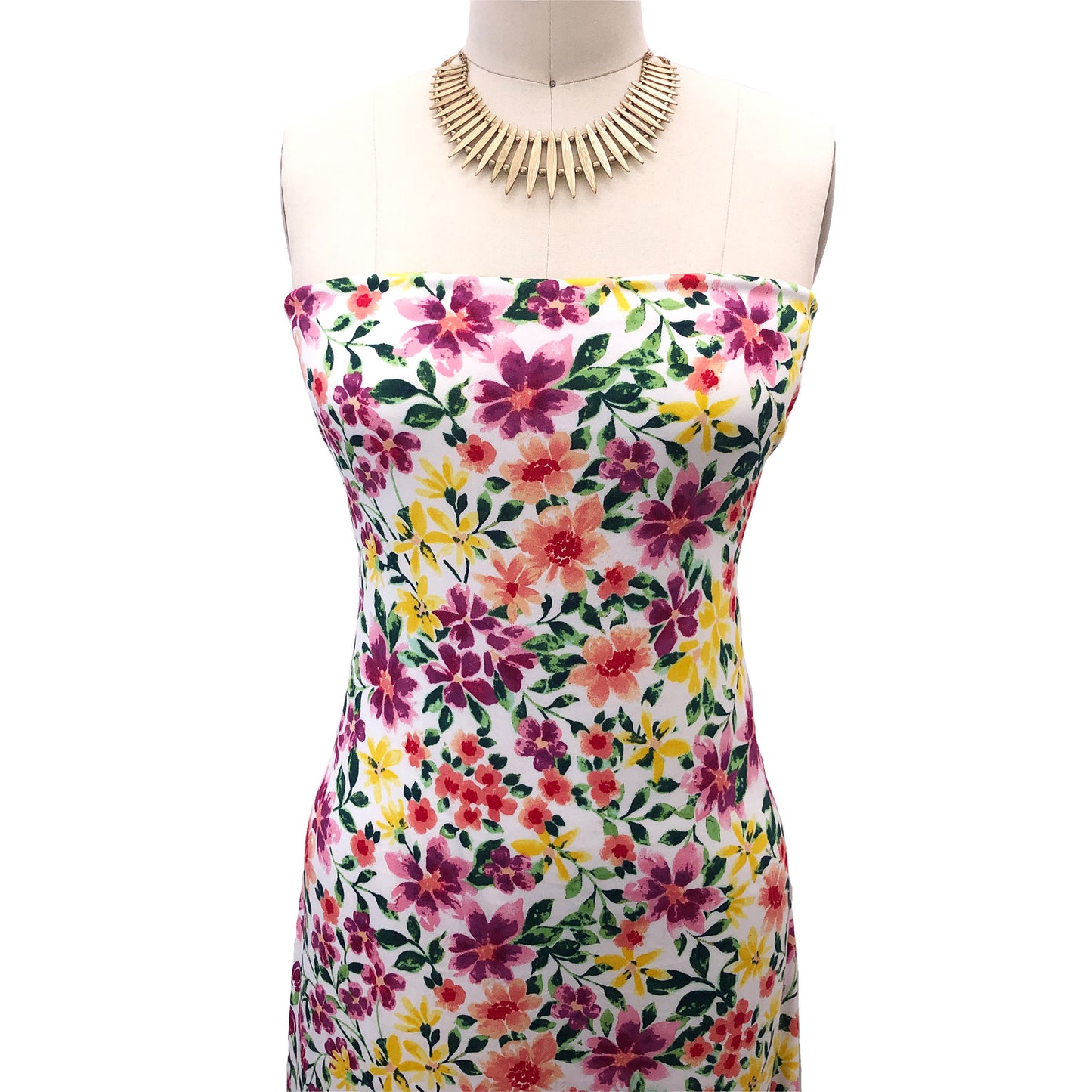 P-2965-668-OFF-WHITE-CORAL - PRINTED DTY 92% POLY 8% SPANDEX DTY DOUBLE SIDED BRUSH