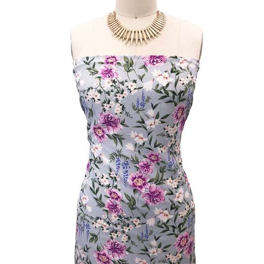 P-2984-754-PALE-BLUE-ORCHID - PRINTED POLY MOROCCAN 100% POLY