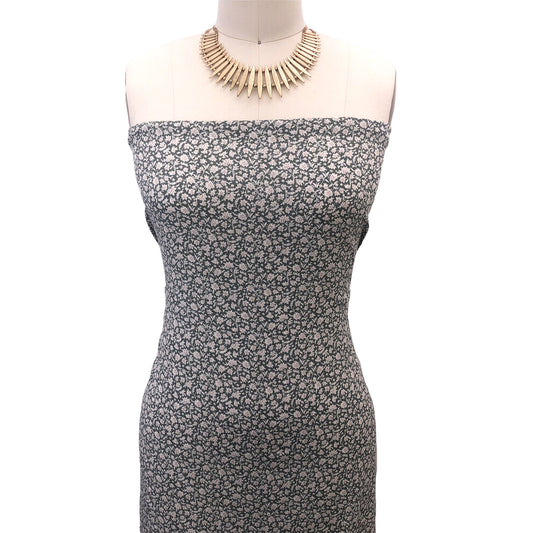 P-3149-636-PINE-DOVE - PRINTED CREPON 100% RAYON CREPON