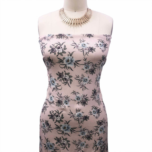 P-3241-636-BLUSH-BLUE PRINTED CREPON 100% RAYON CREPON