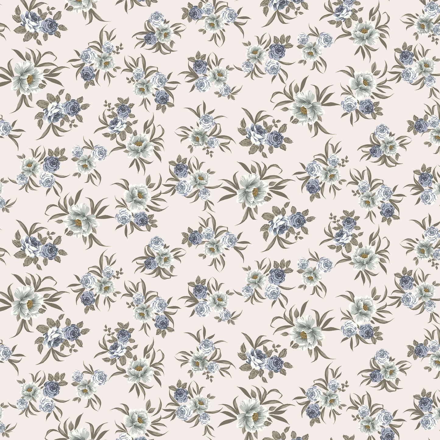P-3241-636-CREAM-GREY PRINTED CREPON 100% RAYON CREPON