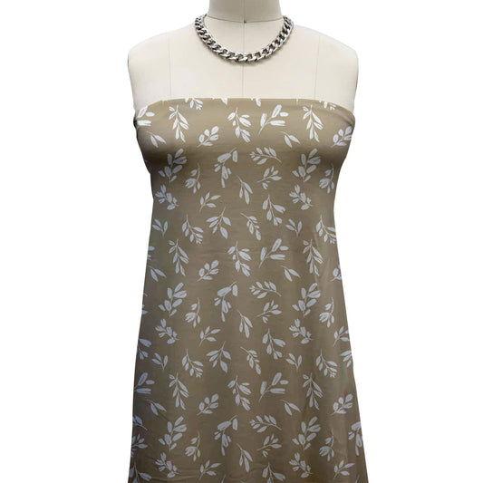 P-3334-698-SAND-OFF-WHITE - PRINTED RAYON CHALLIS 100% RAYON CHALLIS