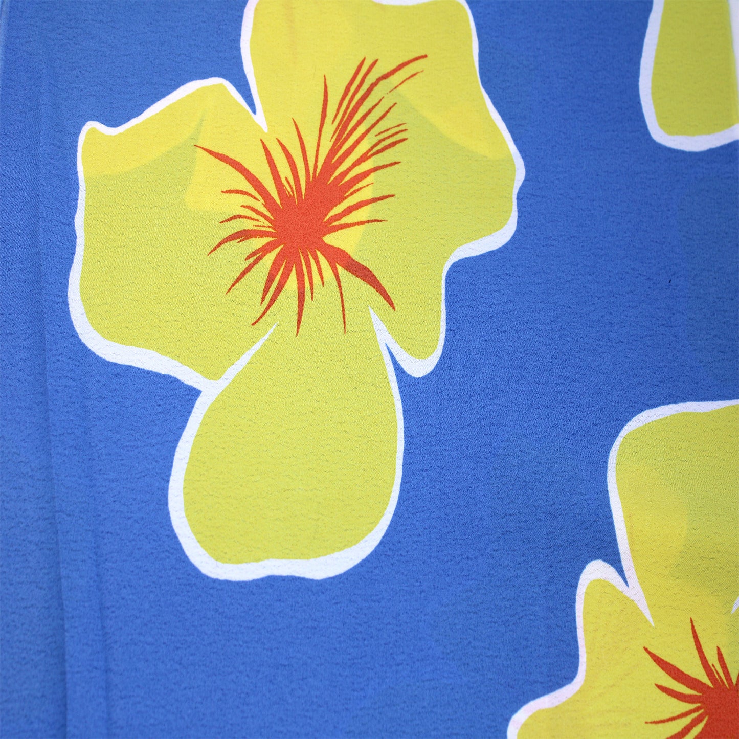 P-3464-754-SKY-BLUE-LEMON - PRINTED POLY MOROCCAN 100% POLY