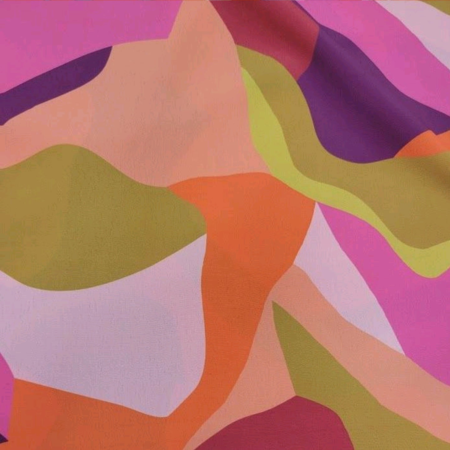 P-3480-754-BERRY-FUCHSIA - PRINTED POLY MOROCCAN 100% POLY