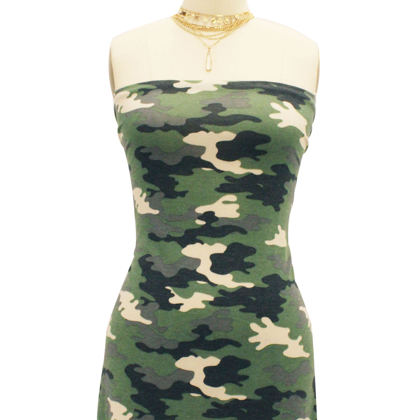 P-431-506-ARMY-GREEN-CHARCOAL - PRINTED FRENCH TERRY 63%POLY 33%RAYON 4% SPANDEX