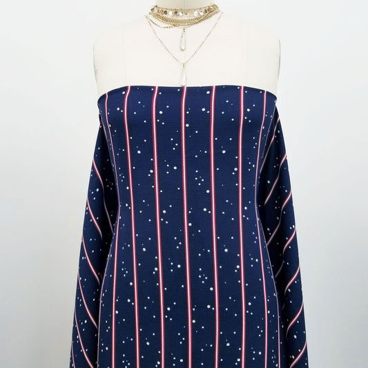 P-573-586-NAVY-WINE - PRINTED CREPE CHIFFON 97% POLY 3% SPANDEX