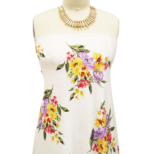 P-61-B-HVY-RSJ-IVORY-YELLOW-LILAC - PRINT RSJ 95% RAYON 5% SPANDEX JERSEY