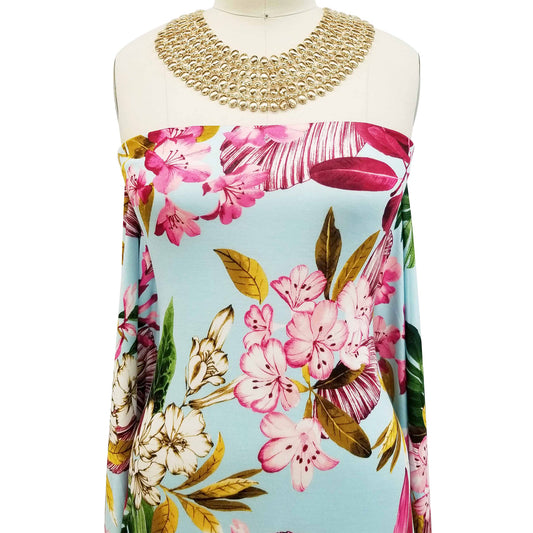 P-631-HVY-RSJ-MINT-FUCHSIA - PRINT RSJ 95% RAYON 5% SPANDEX JERSEY