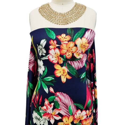 P-631-HVY-RSJ-NAVY-RED - PRINT RSJ 95% RAYON 5% SPANDEX JERSEY