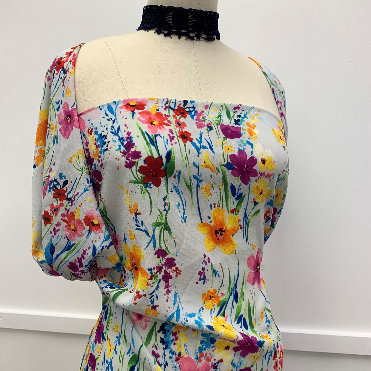 P-695-504-PALE-BLUE-PINK - PRINTED WOOL DOBBY 100% POLYESTER