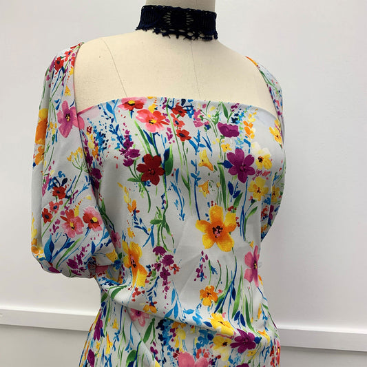 P-695-504-PALE-BLUE-PINK - PRINTED WOOL DOBBY 100% POLYESTER