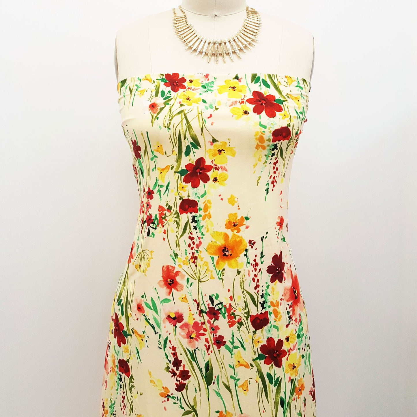 P-695-668-ALMOND-PEACH - PRINTED DTY 92% POLY 8% SPANDEX DTY DOUBLE SIDED BRUSH