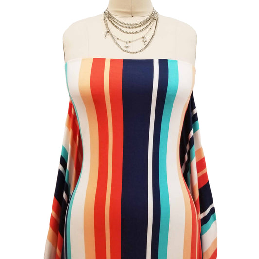 P-702-586-ORANGE-PEEL - PRINTED CREPE CHIFFON 97% POLY 3% SPANDEX